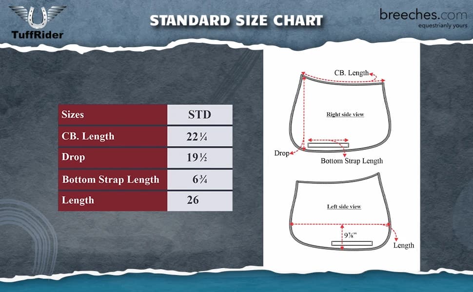 Basic All Purpose Horse Riding Saddle Pad — product details