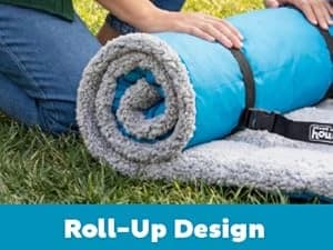 On-The-Go Travel Dog Bed — Portable Roll-Up Mat with Buckle — Comfort Wherever You Land