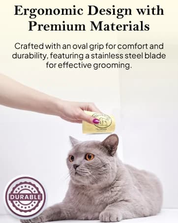 10 Inch Horse Brush – Horse Shedding Blade Made in USA - Removes Loose Hair and Undercoat - Deshedding Tool for — collection imagery