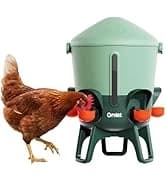 Insulated Chicken Waterer, 3 Gallon | Automatic Poultry Water Dispenser with 5 Cups and Nipples Included | — collection imagery