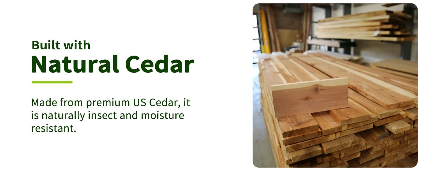 Squirrel-Proof Cedar Hopper Bird Feeder — collection imagery