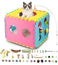 Cat Tunnel Bed for Indoor Cats — Peekaboo Cat Cave Bed — collection imagery