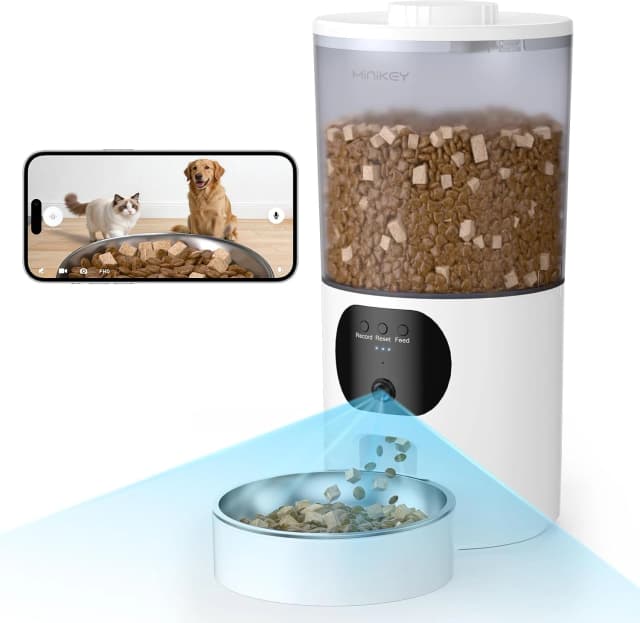 Automatic Cat Feeder with 2K Camera