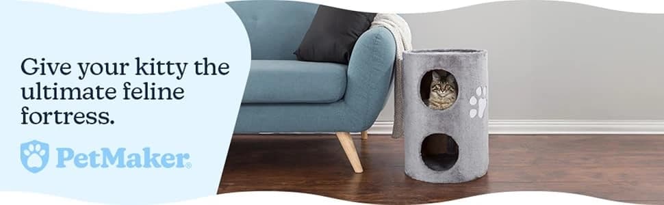 20.5-Inch Cat Condo - 2 Story Cat House with Sisal Scratch Pad — collection imagery