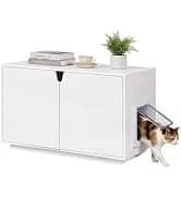 Litter Box Enclosure — Cat Litter Box Furniture with Removable Divider — collection imagery