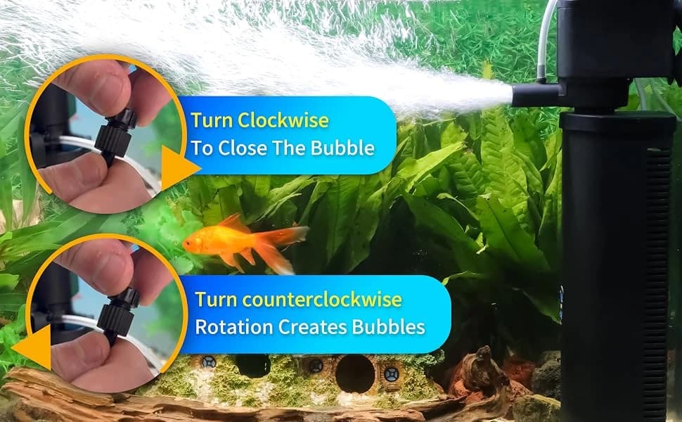 600GPH UV Aquarium Filter for — 100-300 Gallon Fish Tank Algae Control — product details