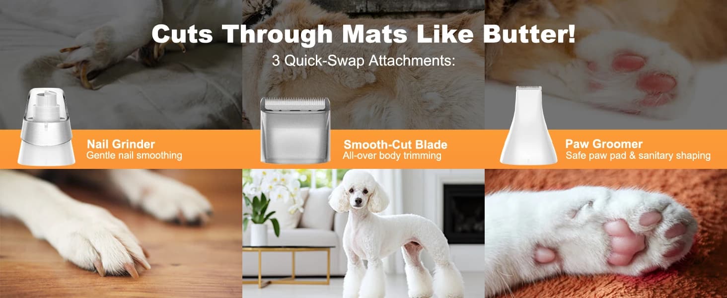 6-in-1 Dog Grooming Vacuum Kit â collection imagery