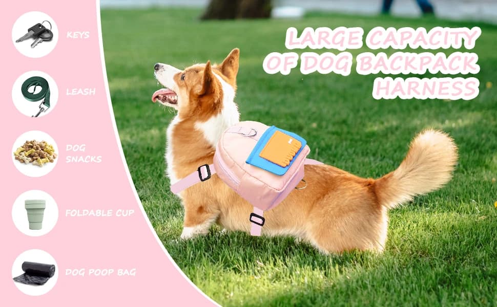 Dog Backpack for Small Dogs to Wear — product details