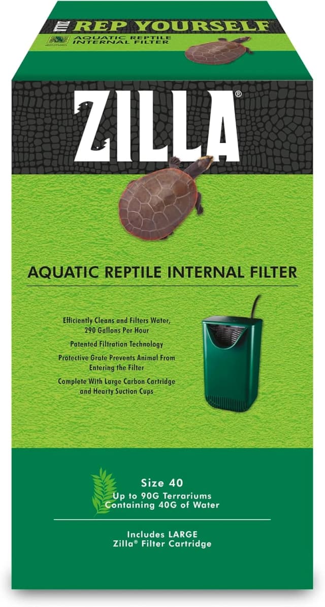 Aquatic Reptile Internal Filter for Turtles and Amphibians