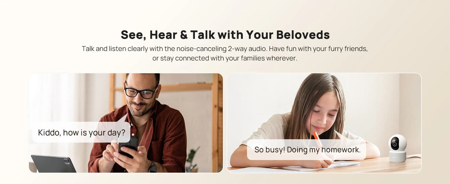 Pano 4K UHD Indoor Camera — Pet/Dog Security Camera with Phone App — collection imagery