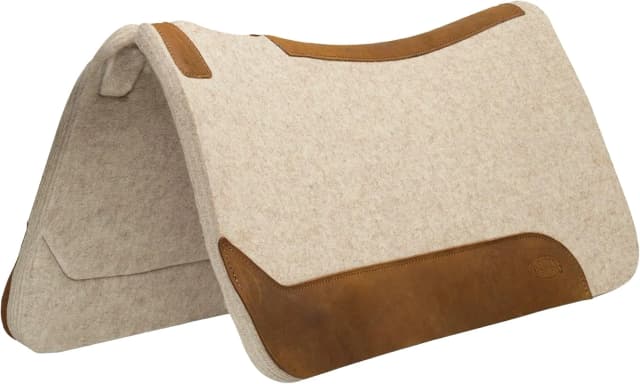 Wool Blend Felt Western Saddle Pad for Horses