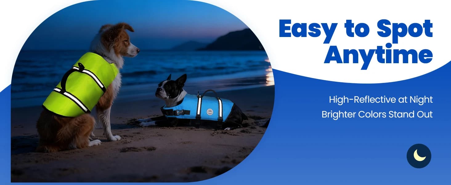 Dog Life Vest Rip Stop Dog Swim Vest — product details