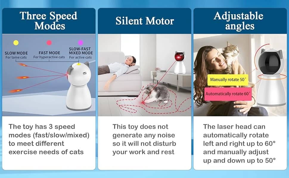 Interactive Cat Toys Laser for Indoor Cats — product details