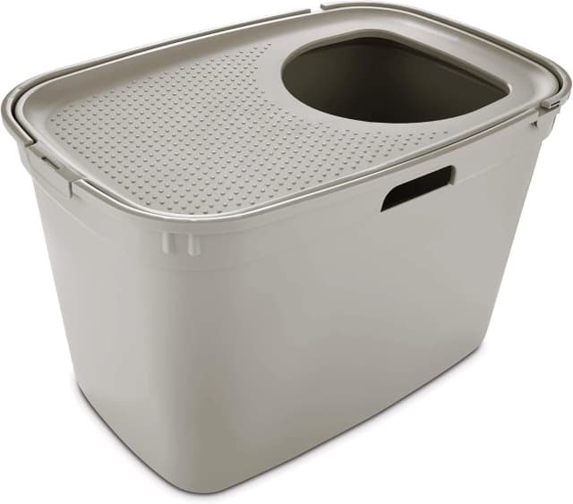 by Petco Top-Entry Litter Box Tan 23.2" L X 15.4" W X 15" H