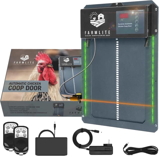 Automatic Chicken Coop Door Opener | Non-Battery Powered Automatic Chicken Door | Automatic Coop Door with