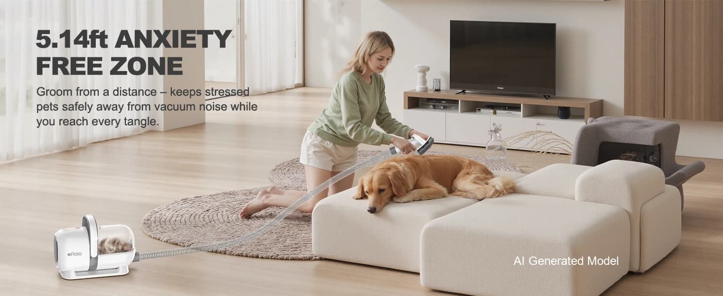 6-in-1 Dog Grooming Vacuum Kit â product details
