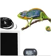Reptile Terrarium Heat Pad with LCD Digital Aquarium Thermometer — collection imagery