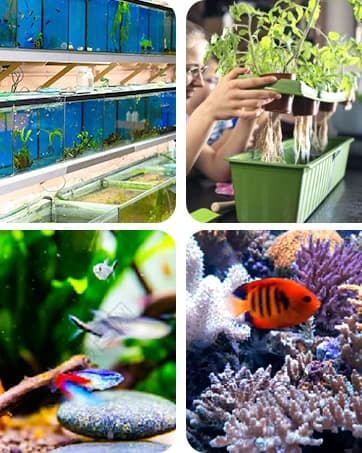 Aquarium Wave Maker — 18W Adjustable Cross Flow Pump with LED Display Controller — collection imagery