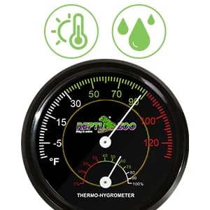 Reptile Terrarium Thermometer Hygrometer Dual Gauges Pet Rearing Box Reptile Thermometer and Humidity Gauge — collection imagery