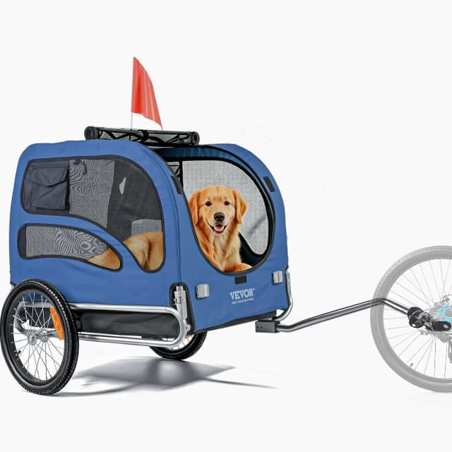 Dog Bike Trailer — Supports up to 100 lbs