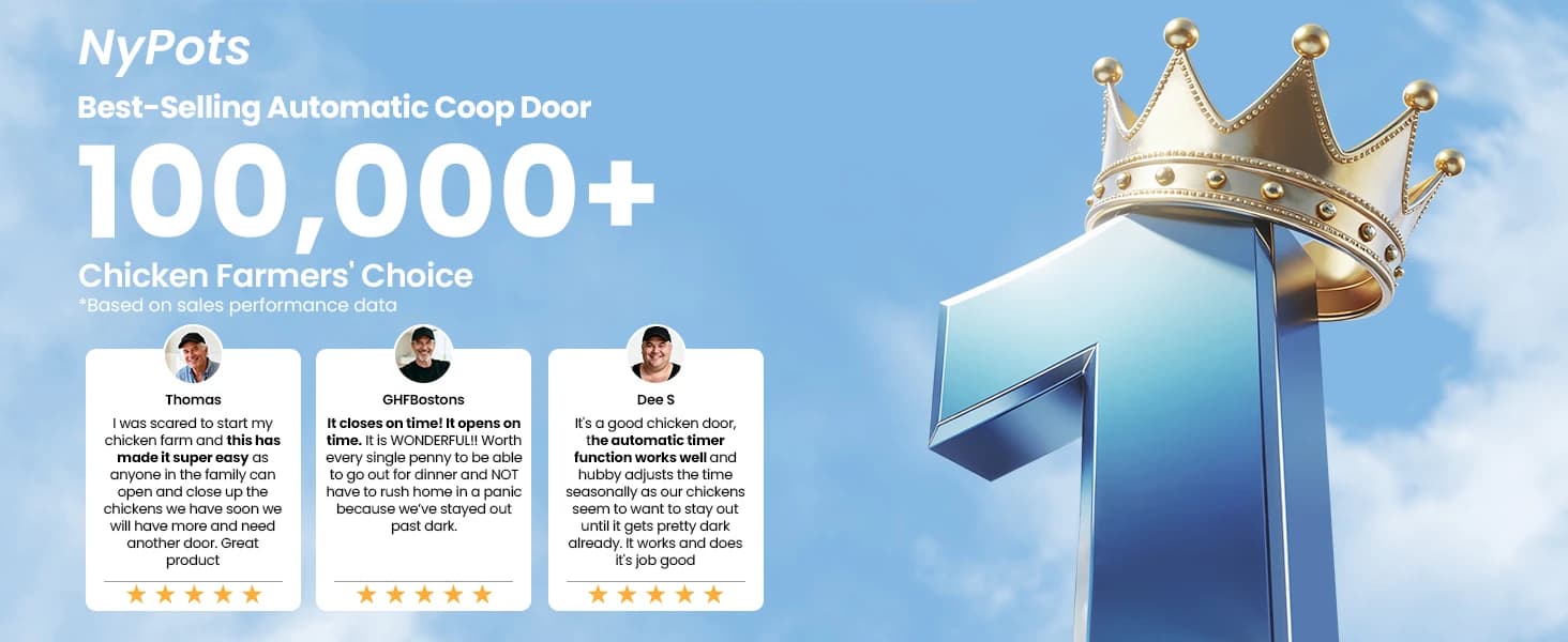Automatic Chicken Coop Door Solar Powered with Timer and Light Sensor — CHICKEN COOP DOORS AUTOMATIC SOLAR