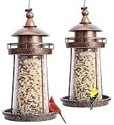Squirrel-Proof Cedar Hopper Bird Feeder — collection imagery