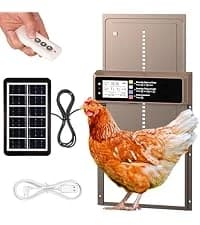 Automatic Chicken Coop Door Solar Powered with Timer and Light Sensor — collection imagery