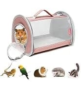 Portable Travel pet Backpack Carrier Hamster Bag Guinea Pig Bird Small Dog and Cat Turtle Carrier Rabbit Cage — collection imagery