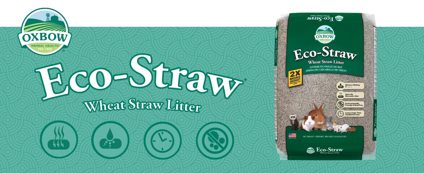 Eco Straw Rabbit Litter Pellets — product details