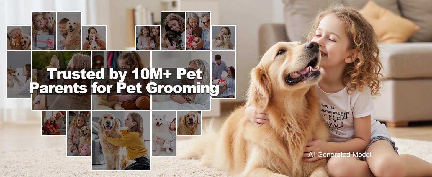 6-in-1 Dog Grooming Vacuum Kit â product details