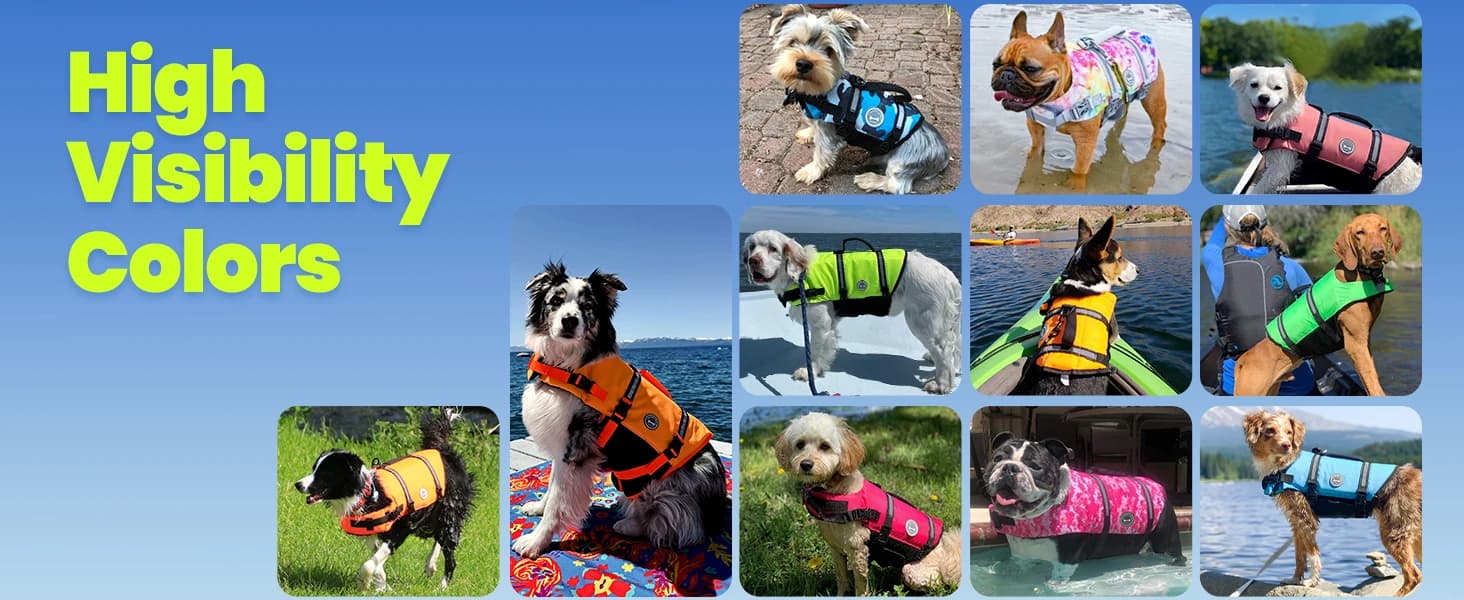 Dog Life Vest Rip Stop Dog Swim Vest — product details