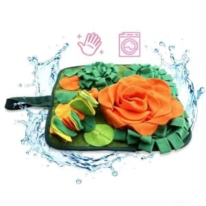 Rabbit Foraging Mat Bunny Snuffle Mat for Small Animal Puzzle Toy — Easy To Clean
