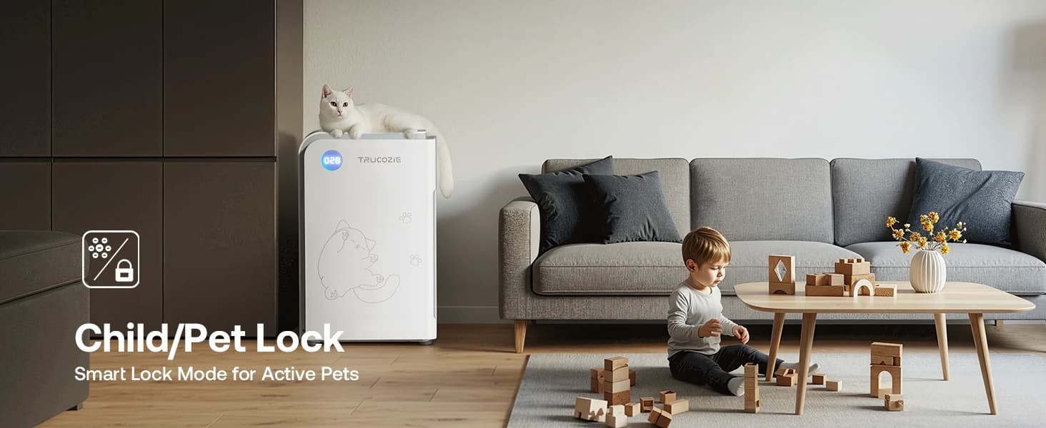 Large Pet Air Purifier for Home up to 3000 Ft² — product details