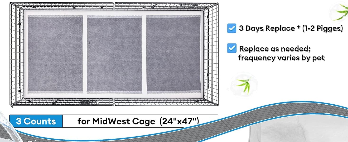 50 Count Disposable Guinea Pig Cage Liners โ product details