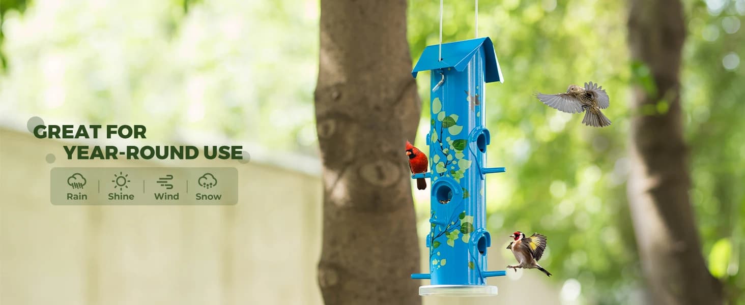 Metal Bird Feeders for Outdoors Hanging — collection imagery