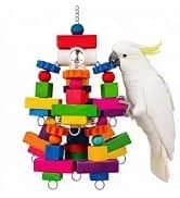 4PCS Bird Parrot Foraging Toys Parakeet Chewing Hanging Toy Shredded Paper Cage Accessories for Small Parrots — collection imagery