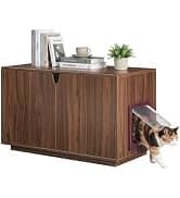 Litter Box Enclosure — Cat Litter Box Furniture with Removable Divider — collection imagery