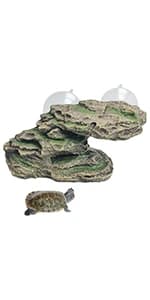 Turtle Basking Platform Baby Tortoise Climbing Ramp Shale Reptiles Dock Resting Terrace Stone Aquarium Ornament — product details