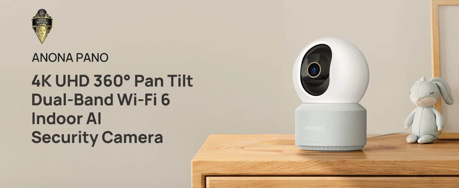 Pano 4K UHD Indoor Camera — Pet/Dog Security Camera with Phone App — product details