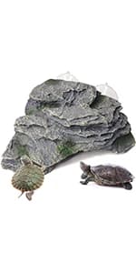Turtle Basking Platform Baby Tortoise Climbing Ramp Shale Reptiles Dock Resting Terrace Stone Aquarium Ornament — product details