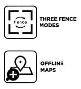 Pathfinder 2 GPS Dog Tracker e Collar 9 Mile Long Range LED Light No Monthly fees Free App Waterproof — collection imagery