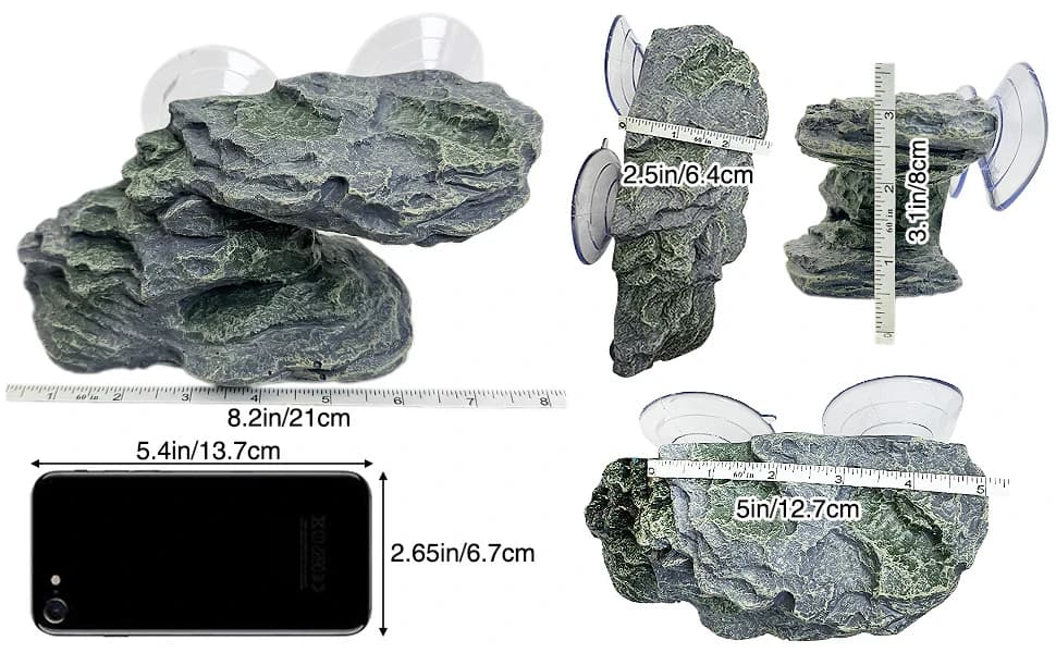 Turtle Basking Platform Baby Tortoise Climbing Ramp Shale Reptiles Dock Resting Terrace Stone Aquarium Ornament — product details