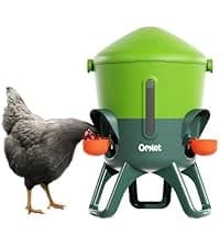 Insulated Chicken Waterer, 3 Gallon | Automatic Poultry Water Dispenser with 5 Cups and Nipples Included | — collection imagery