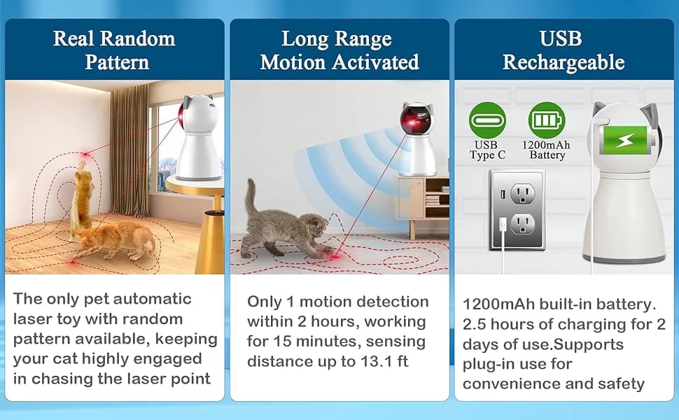 Interactive Cat Toys Laser for Indoor Cats — product details