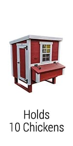 OverEZ Chicken Feeder - Holds — 50 Pounds of Feed - Inside or Outside Hen Coop - Large Gravity Fed Automatic — product details