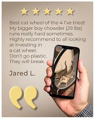 48'' XL Cat Wheel β Safe, Quiet and Stable Exercise Wheel for Large Indoor Cats up to 45 lbs β 15.7'' β collection imagery