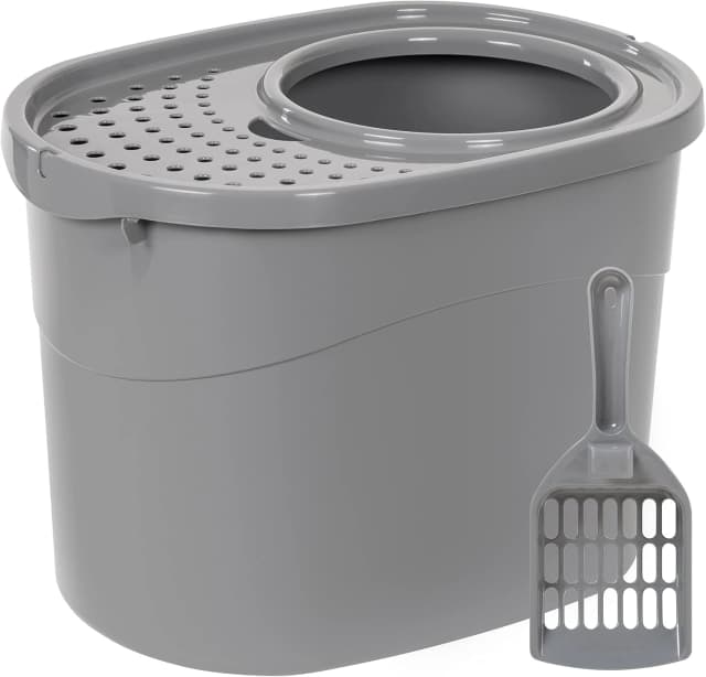 Large Cat Litter Box with High Sides
