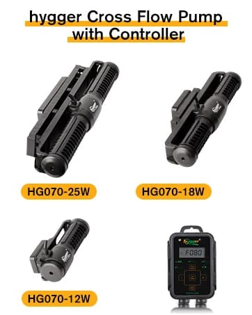 Aquarium Wave Maker — 18W Adjustable Cross Flow Pump with LED Display Controller — collection imagery