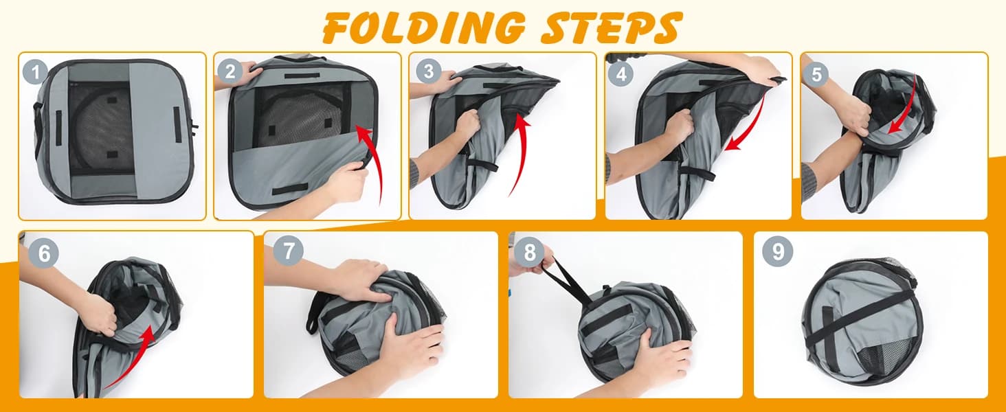 Portable Cat Playpen with Litter Area — product details