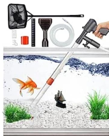 Aquarium Gravel Cleaner Vacuum Fish Tank Cleaner Tools Kit — collection imagery